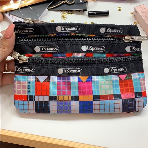 Lesportsac Handbags - LeSportsac 3 zip cosmetics Lesportsac Handbags - LeSportsac 3 zip cosmetics